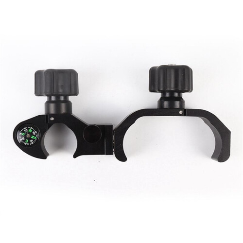 2X GPS Range Pole Cradle Bracket for Trimble Handheld Open Data Collector with Compass Quick Release Pole Clamp, A 2