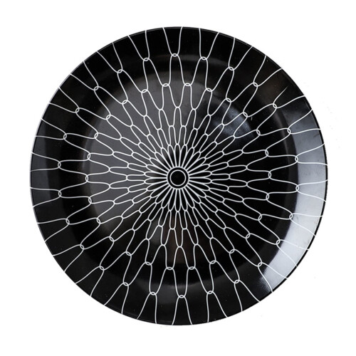 Ceramic Dinner Plates Set with Lip Edge Design, Stackable and Easy Clean, Modern GiftReady