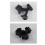 2X GPS Range Pole Cradle Bracket for Trimble Handheld Open Data Collector with Compass Quick Release Pole Clamp, A 4