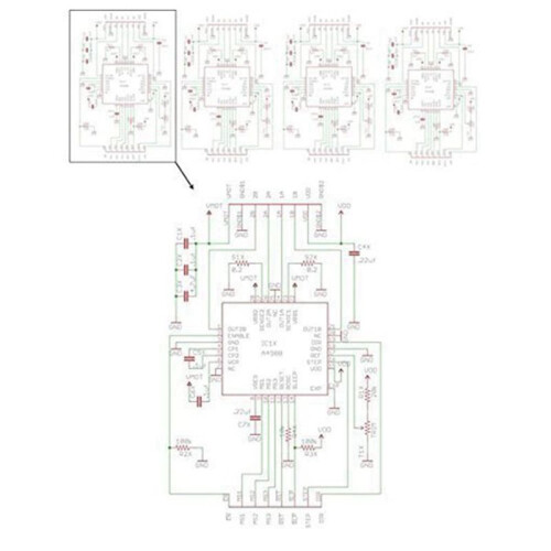 10Pcs A4988 Stepstick Stepper Motor Driver Module with Heat Sink for 3D Printer Reprap Suitable 1