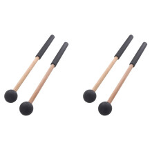 2 Paire de Baguettes de Tambour de Langue En Caoutchouc Souple Baguettes de Tambour de TĂŞte pour Tambours de Langue de Batterie et Percussions de