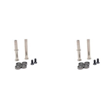 4 Pcs Steering Column with Bearing for 144001 144010 124016 124017 124019 RC Car Upgrade Parts Accessories