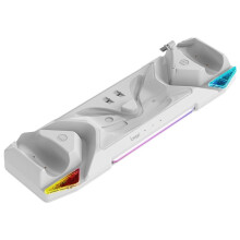 IPEGA Oplaadstation voor Quest 3s/Quest 3/Quest 2 VR-Brillen en Controllers, Snellaadstation met Kleurrijke Contacten
