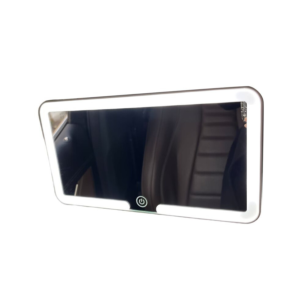Car Sun Visor Led Makeup Mirror, Rechargeable Led Mirror With Dimmable Touch Screen, Makeup Mirror With 3 Modes, Light 4711668024753