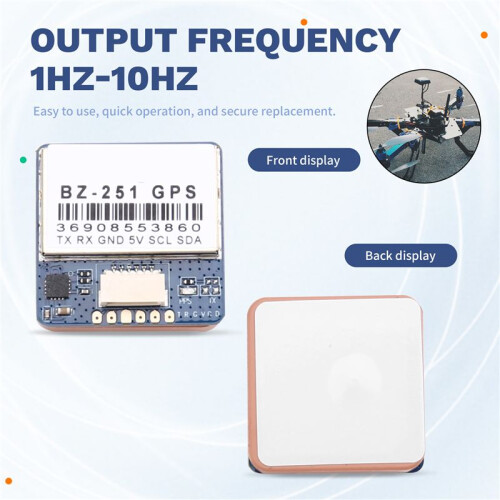 BZ-251 GPS Module with QMC5883 Compass for FPV Flight Control Fixed-Wing Out of Control Return Rescue Drone Parts 2