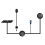 F2 Helmet Intercom  5.0 Motorcycle Wireless Headset 1000M Waterproof BT Moto Interphone Type-C Fast Charging 1