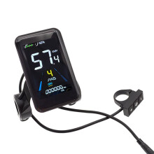 Electric Bike Intelligent Display X3 24V 36V 48V Colorful LCD Display 6pin SM Connection Plug