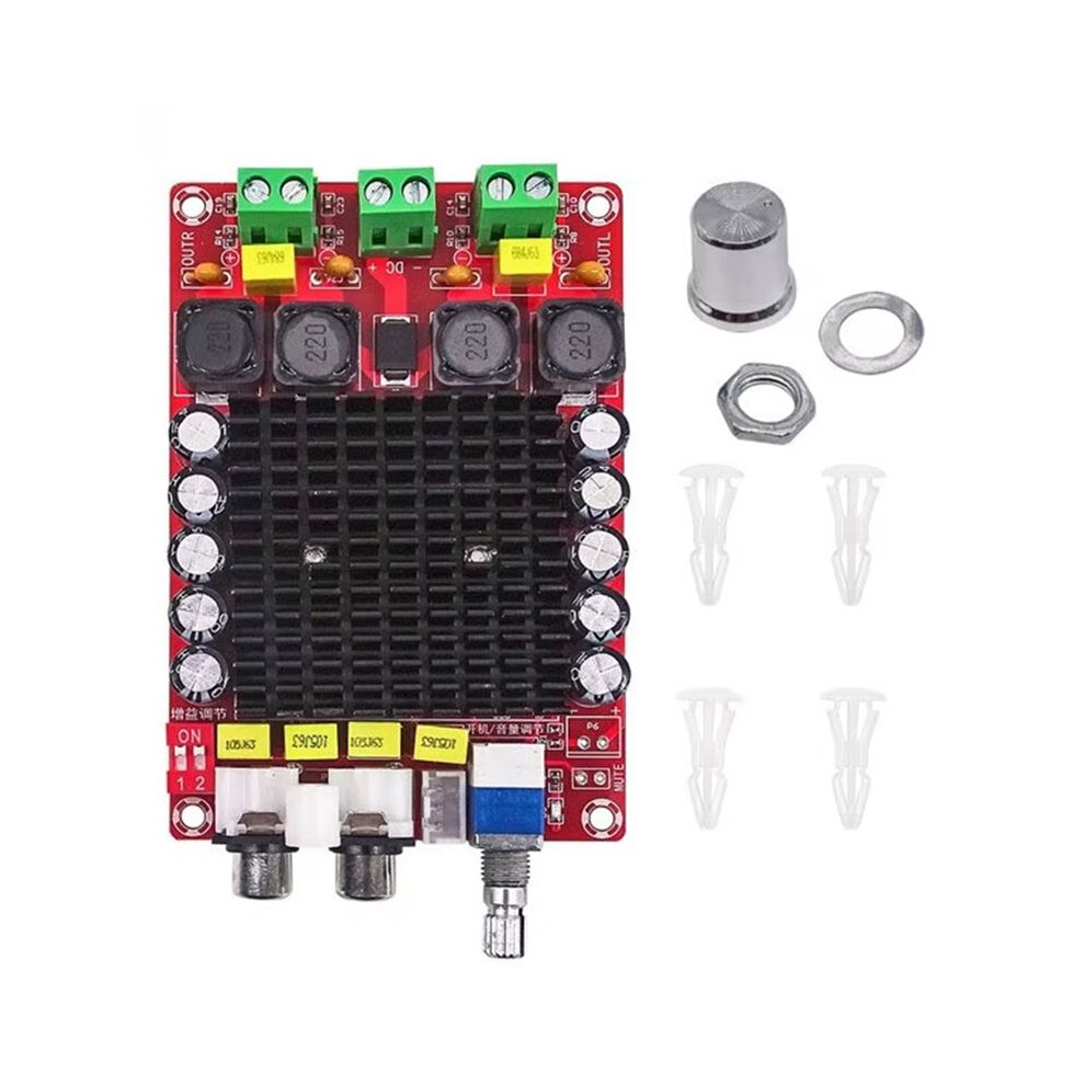 Xh-M510 Tda7498 High-Power Digital Power Amplifier Board 2X100w Car Amplifier 14-34V 4712909462914