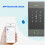 IP65 Rainproof Access Controller Reader TTLock APP Remote Control Metal Support Fingerprint Card Password App Silver 2