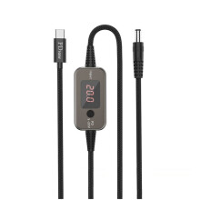 Type C Naar Power Boost-Kabel USB C Naar -Adapterkabel 5V/9V/12V/15V/20V Verstelbare Spanning PD-Snellaadkabel