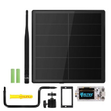 Nodo Solare D5 con Pannello Solare da 5 V Heltec ESP32 LoRa 32 V3 per WiFi Meshtastic LoRaWAN Batteria Integrata da 5200 MAh
