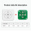 5 Keys 433MHz Universal Button  Wireless Control  System Circular Button Wall Paste LED Light 6
