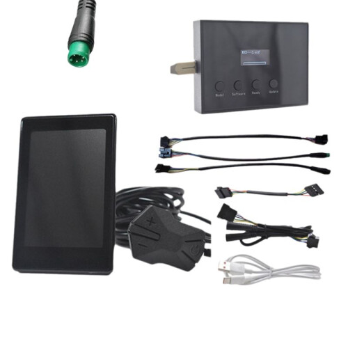 E-Bike LCD Meter Protocol Writer Identifier Programmer Kit for E-Scooter 24V/36V/48V/60V Supports NO.2/J/5S/KDS 5PIN