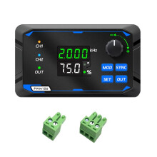 PWM150 Zweikanal-Signalgenerator für Servomotortreiber, Frequenzmesser, Einstellbare Rechteckwellen-Pulsfrequenz