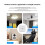 5 Keys 433MHz Universal Button  Wireless Control  System Circular Button Wall Paste LED Light 5