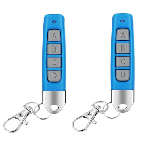 2pcs 433MHz Remote Control Compact Wireless Duplicator for Garage Doors Gates Systems Universal Compatibility