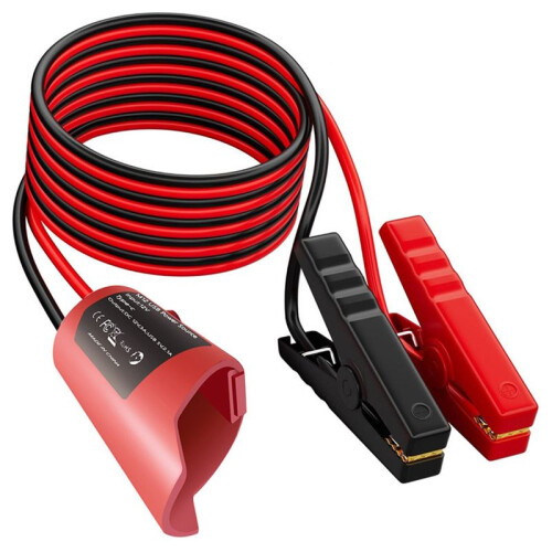 Kit de Câble de Démarrage Compatible avec Batterie Lithium  M12, Cordon 12 AWG de 1,8 M avec Pinces 100 A.
