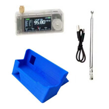 SI4732 Miniradio LSB USB AM FM 1,9-Tums Skärmradio Kortvågsradiomottagare med Teleskopantenn + 3D-Stativ