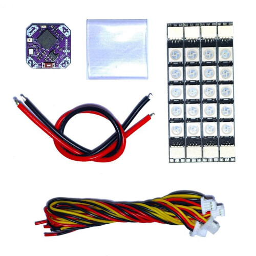 FPV  RGB-Verlichtingscontroller 4CH LED-Lichtregelmodule 2-6S Ondersteunt Draadloze WiFi-Parameteraanpassing voor Drone