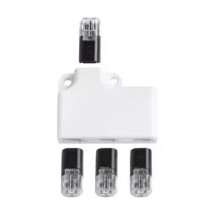 Drahtverteilerstecker 18-22 AWG, Schnellverbinder, Crimpklemmen, LED-Anschlüsse, 2P, Elektrische Kabelanschlussdose, 1 Punkt, 3