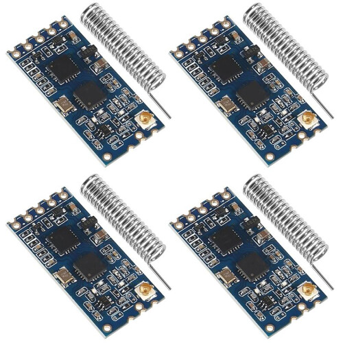 433Mhz HC-12 SI4463 Wireless Serial Port Module 1000m Replace  4PCS