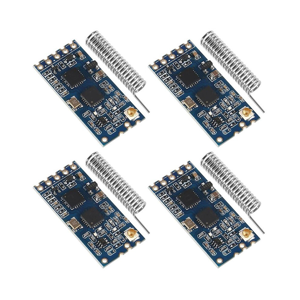433Mhz Hc-12 Si4463 Wireless Serial Port Module 1000M Replace 4Pcs 4711116544369