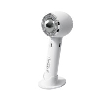 Draagbare Miniventilator met USB-Oplaadfunctie, Stille Werking voor Gebruik op Kantoor en Studenten, Draagbare Luchtkoeler, Ideaal voor Kamperen, Wit