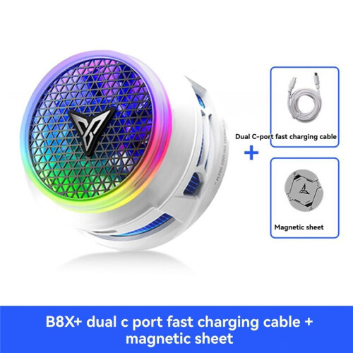 Flydigi B8X Advanced Cellphone Cooler with RGB Lighting Magnetic Radiator and Frequency Conversion Technology 2