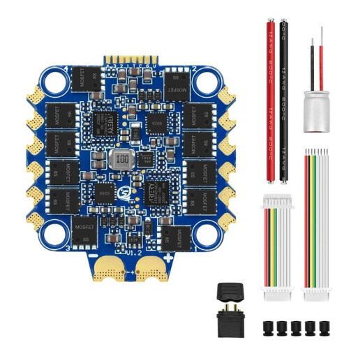 SEQURE Blueson A2 128KHz 4IN1 Electronic Speed Controller for FPV Drones Racing & Freestyle 6S 65A AM32
