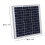 100W 12V Solpanelkit med Laddningsregulator MPPT Aluminiumsolpanel för Utomhusbruk, Husbil, Camping, Båttrailer 4