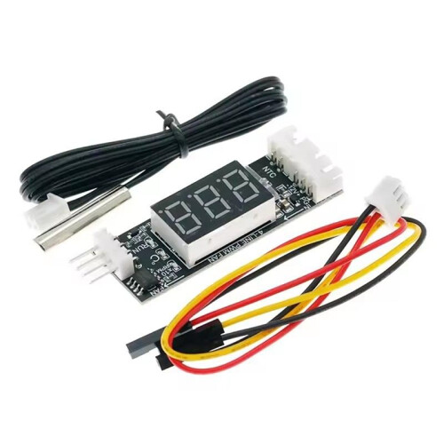 DC12V 3A 4 Wire PWM Fan Temperature Control Speed Governor Fan Speed Controller Digital Display Module Power Supply