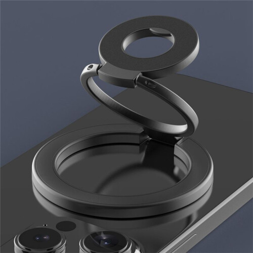 Double Sided Magnetic Phone Ring Holder Portable Folding Cellphone Stand Accessory Grip Bracket Support Universal 2