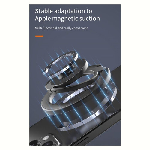Double Sided Magnetic Phone Ring Holder Portable Folding Cellphone Stand Accessory Grip Bracket Support Universal 1