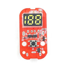 0-100 Power Display PCB Driver Plate for Flashlight Fishing Light DIY Repair Parts Type-C Charging Function