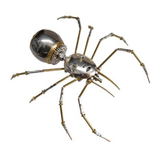 DIY Mechanical Spider Metal Model Kit 3D Puzzles Mechanical Insects Assembly Handmade Metal Puzzles,A