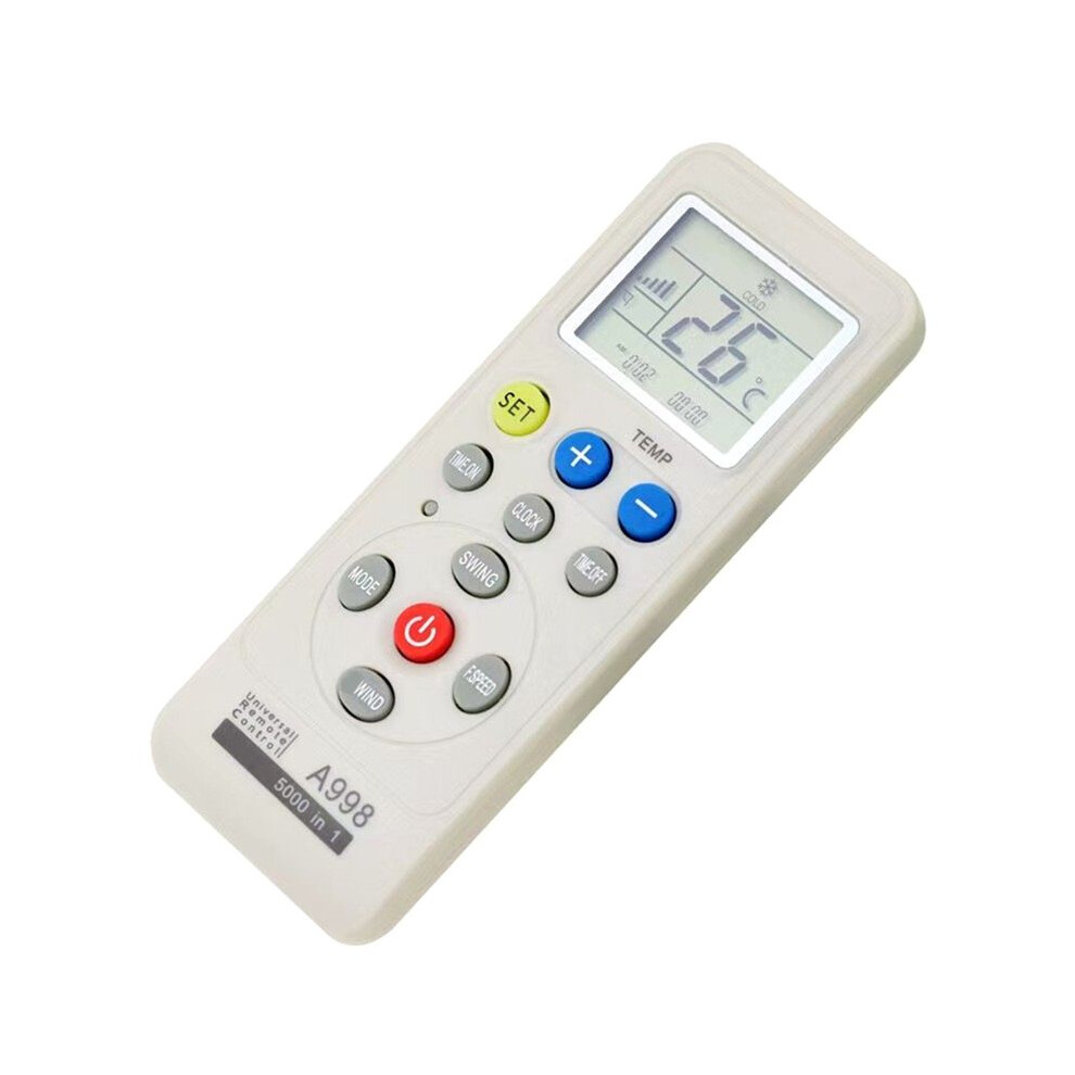 Universal Air Conditioner Remote Control Ac Lcd Remote Control 5000 In 1 Low Power Consumption Remote Control Controller 6032200269974