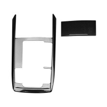 For Cx-30 Cx30 2020-2022 2023 Stainless Black Console Gear Panel Frame Console Gear Shift Panel Cover Trim