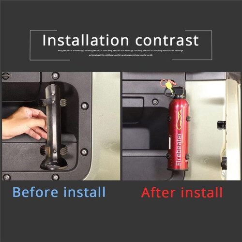 For  90 110 2020-2023 Car Tailgate Bracket Fire Extinguisher Mounting Bracket Accessories 1