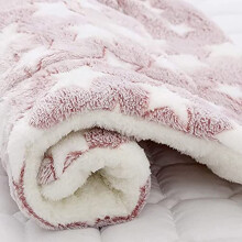 Cozy Calming Cat Blanket, Ultra Soft Flannel Pet Pad for Indoor Cats & Dogs, Warm Blanket in Various Sizes (B,L- 69x52cm)