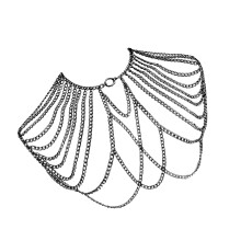 Accessoire d'épaule en chaîne de corps à la mode-pistolet noir