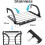 Portable Foldable Radiator Clothes Airer, Extendable and Foldable Drying Rack for Wide Application with Sock Clip 2