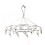 Stainless Steel Multi Clip Clothes Drying Hanger, No Loop Round 2