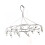 Stainless Steel Multi Clip Clothes Drying Hanger, No Loop Round 11