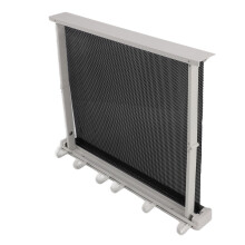 Faltbarer Aluminium-Wandmontage-Trockengestell mit Mesh-Plattform – Weiß
