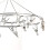 Stainless Steel Multi Clip Clothes Drying Hanger, No Loop Round 10