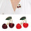 Broche cerise distinctive, broche de déclaration, broche-Rouge 3