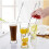 Κουτάλια ανάμειξης κοκτέιλ από ανοξείδωτο ατσάλι με περιστρεφόμενη λαβή, σετ 2 3