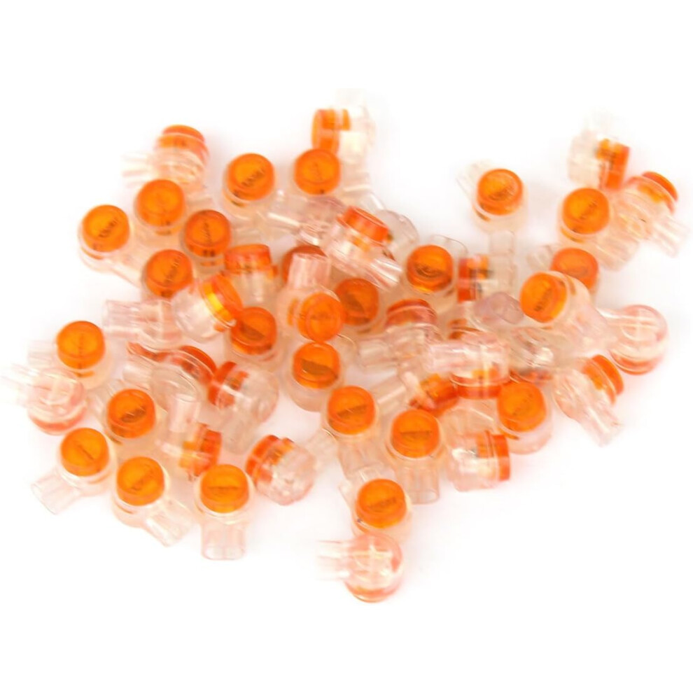 Innovative Waterproof Butt Splice Connectors, 50Pcs Button Cable Connectors With Airtight Seals For Corrosion-Resistant Connections, Perfect For 9004841760216