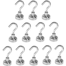 Presentes acessíveis para o armário, ganchos de neodímio resistentes para pendurar, ganchos magnéticos extra fortes para geladeira e cozinha