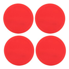 Air Hockey Accessories for Game Enthusiasts, Classic Leisure Sport Wear Resistant Pucks for Home Game Tables, Durable Lightweight Plastic Replacement